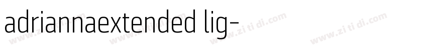 adriannaextended lig字体转换